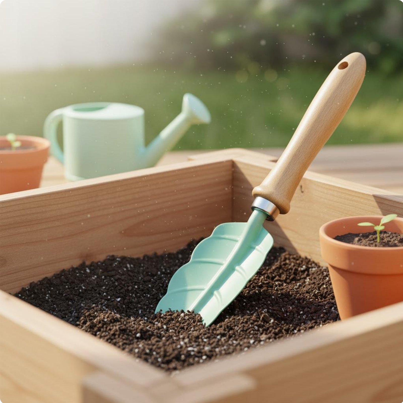 Gardening Tools For Young Children - 4종 어린이 정원 도구 세트, 가벼운