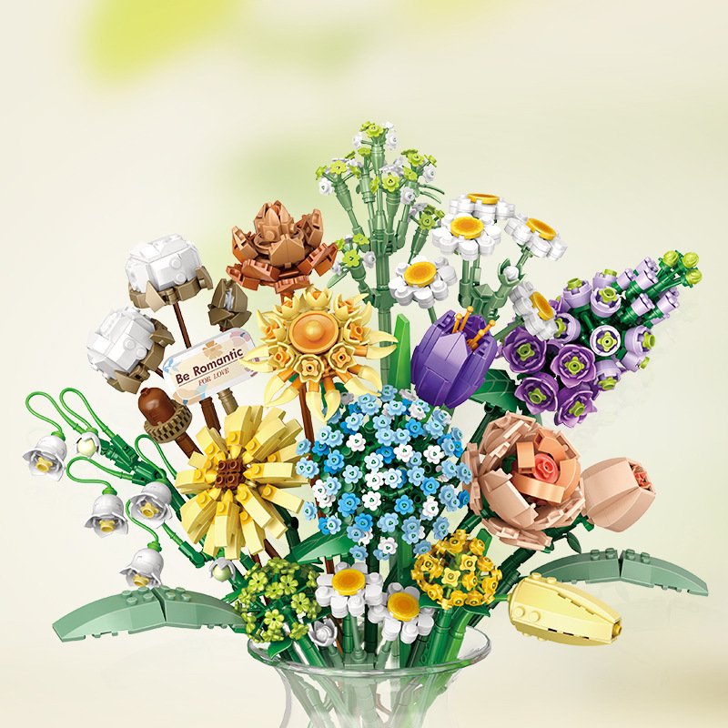 Gardening Tools Kids Set - 로맨틱 장미 꽃 해바라기 수선화 정원