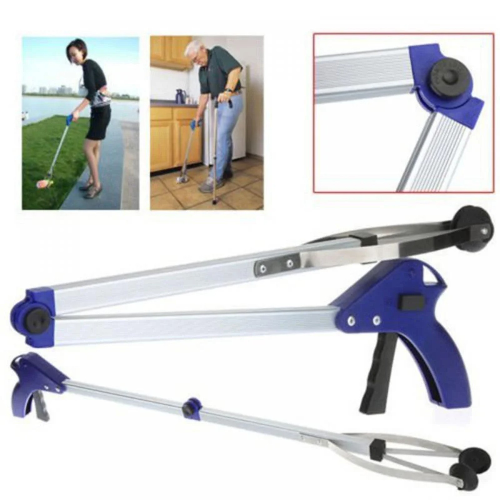 Gardening Tools For Seniors - 긴 접이식 두꺼운 알루미늄 합금 도우미