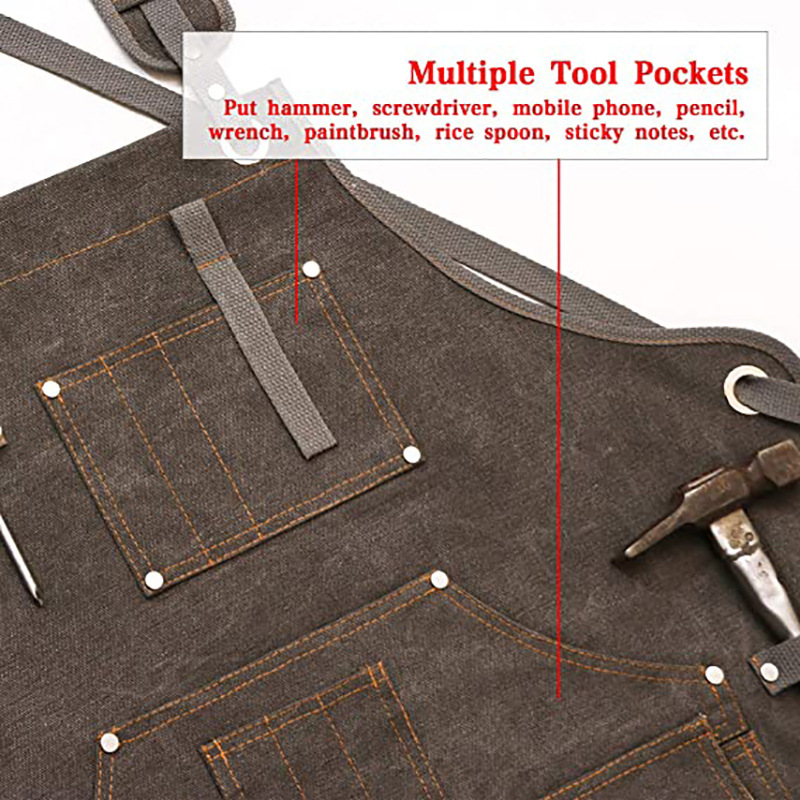 현대적인 심플 두꺼운 캔버스 앞치마 맞춤 로고 목공 전 - Gardening Tools Logo 리뷰 및 가격