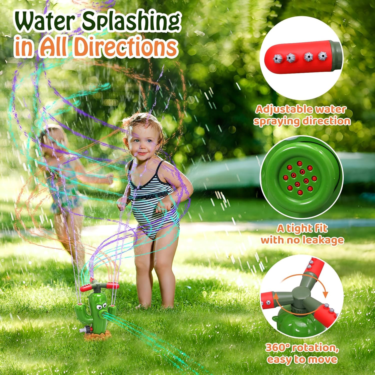 물 스프레이 장난감 선인장 스프링클러 야외 뒷마당 정원 - Gardening Tools Kids Set 리뷰 및 가격