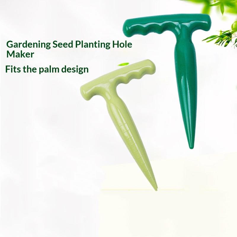 핫세일 1개 휴대용 투명 스케일 정원 홀 펀처 경량 파 - Gardening Tools For Sale 리뷰 및 가격