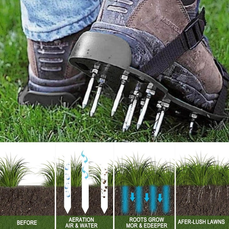 잔디 손톱 원예 워킹 슈즈, 잔디 통풍기 샌들, 원예  - Gardening Tools Sale 리뷰 및 가격