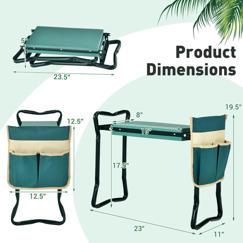 정원용 무릎받침대 겸 의자, 접이식 정원 벤치(두꺼운  - Gardening Tools For Seniors 리뷰 및 가격