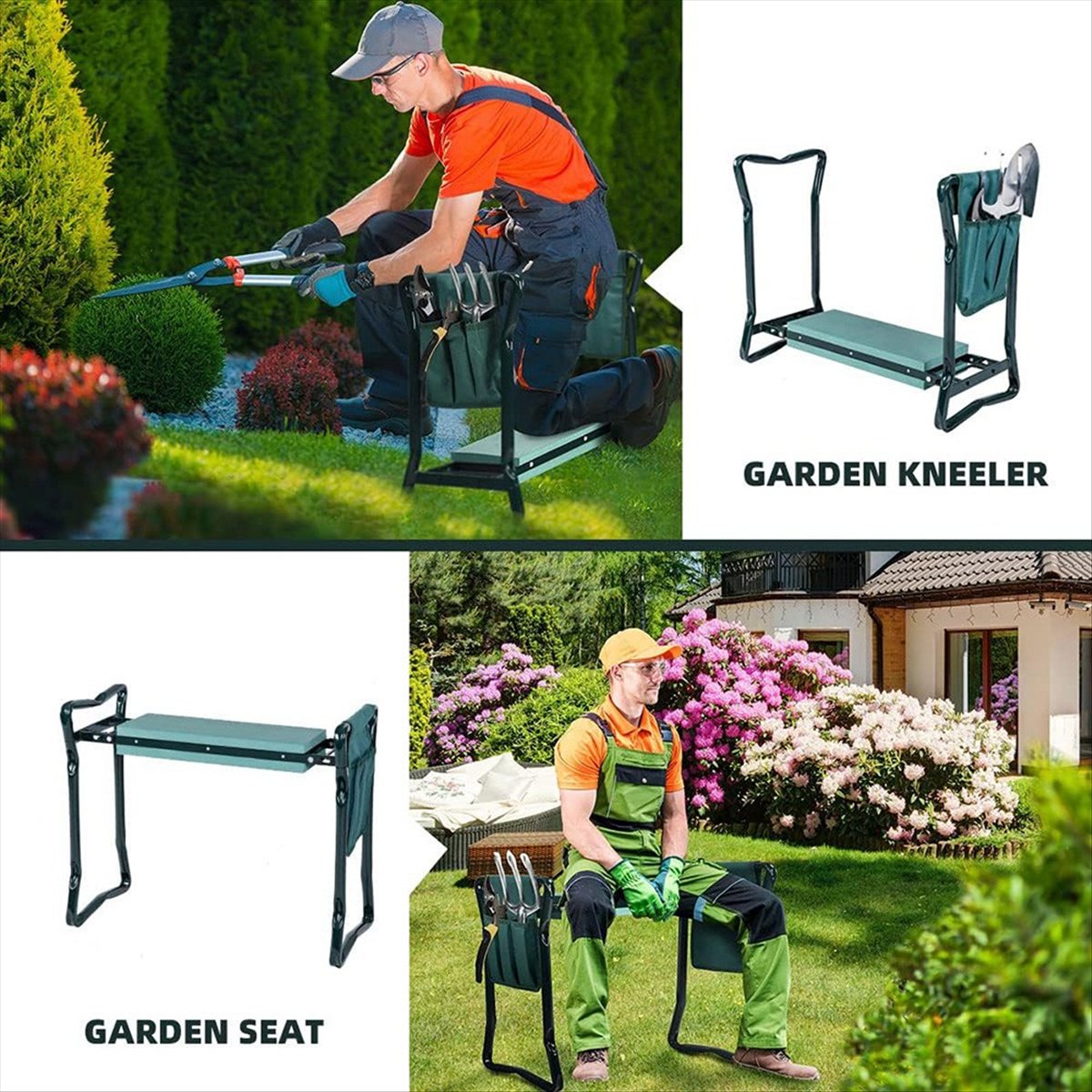 B23BBG 2 in 1 정원용 무릎받침대 겸 의자,  - Gardening Tools For Seniors 리뷰 및 가격