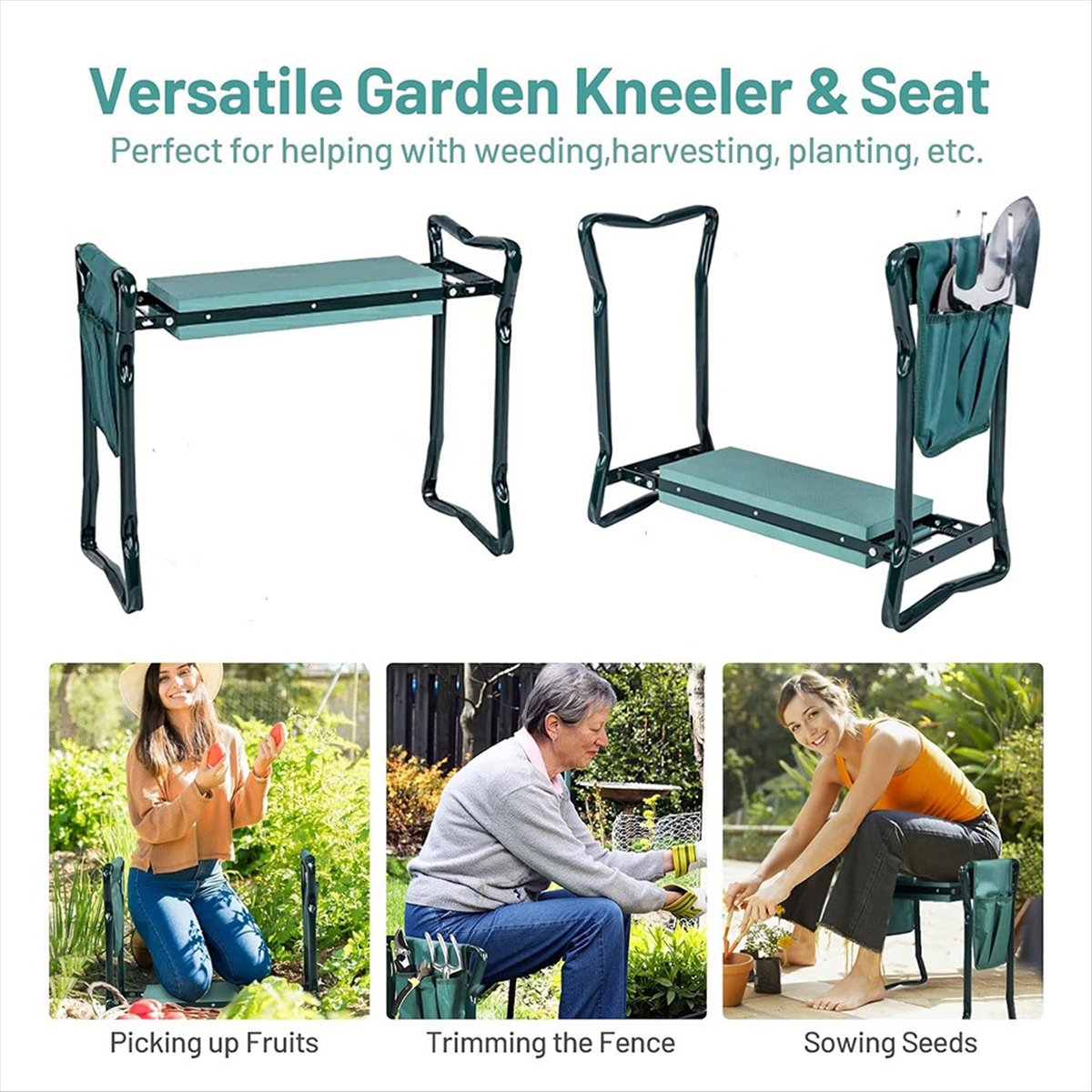 B23BBG 2 in 1 정원용 무릎받침대 겸 의자,  - Gardening Tools For Seniors 리뷰 및 가격
