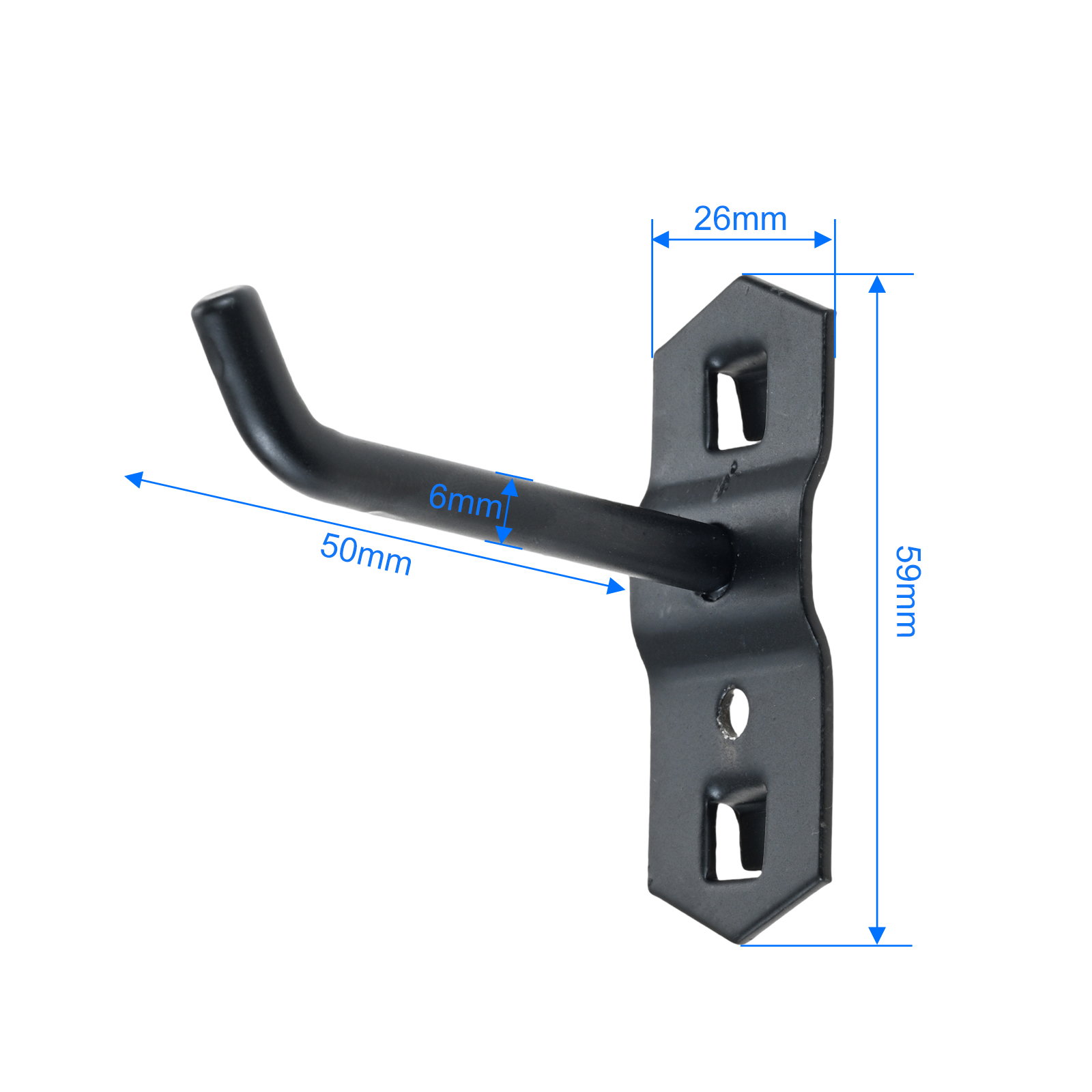 10개/세트 50mm 블랙홀 보드 훅 스틸 주방/정원/ - Gardening Tools Gifts 리뷰 및 가격