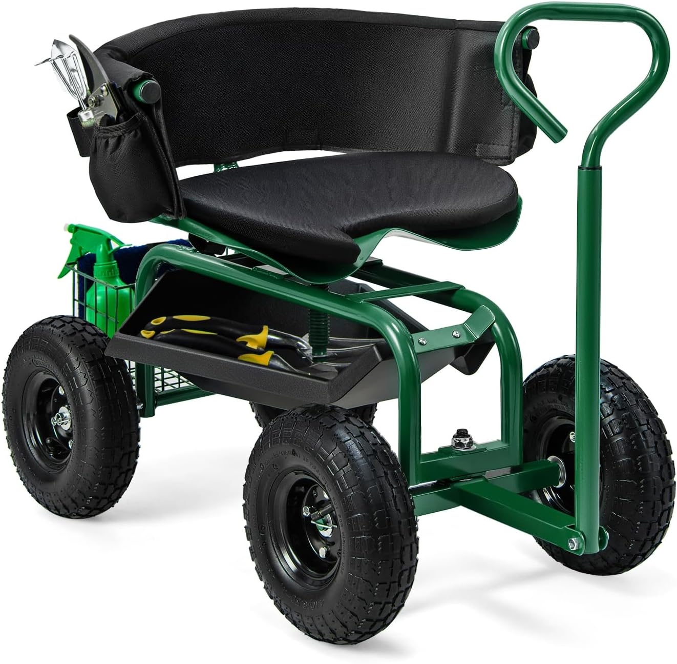 바퀴가 달린 롤링 가든 시트, 360도 조절 가능 °  - Gardening Tools For Seniors 리뷰 및 가격