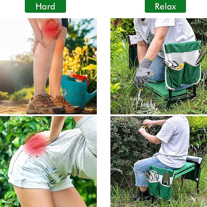 2in1 정원용 무릎받침대 겸 의자, 탈부착 가능한 공 - Gardening Tools For Seniors 리뷰 및 가격
