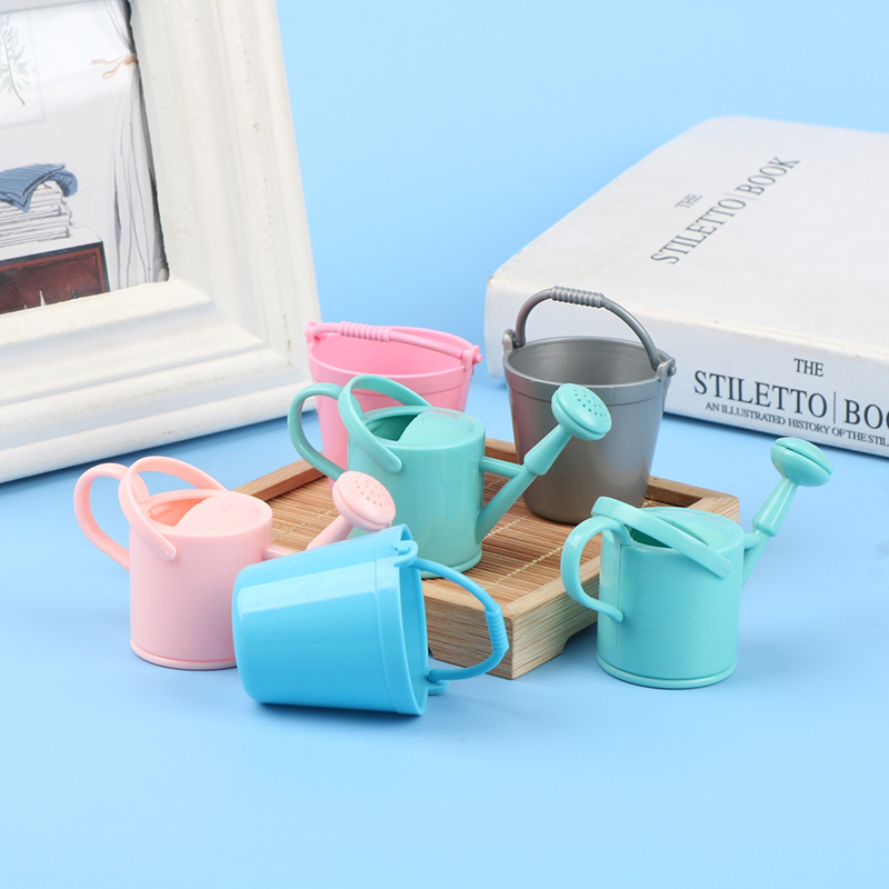 2개 세트 플라스틱 인형집 미니어처 양동이 물뿌리개 모 - Gardening Tools Kids Set 리뷰 및 가격
