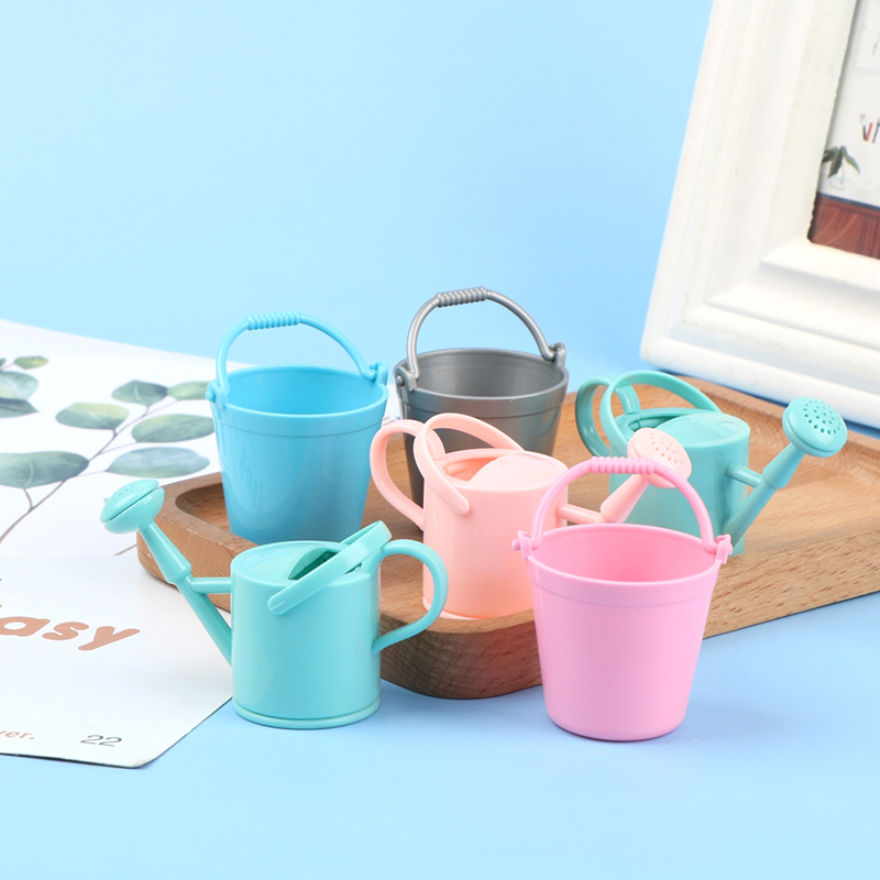 2개 세트 플라스틱 인형집 미니어처 양동이 물뿌리개 모 - Gardening Tools Kids Set 리뷰 및 가격