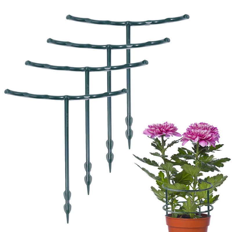 30-1개 플라스틱 식물 지지대 반원형 말뚝 프레임 고 - Gardening Tools Gifts 리뷰 및 가격