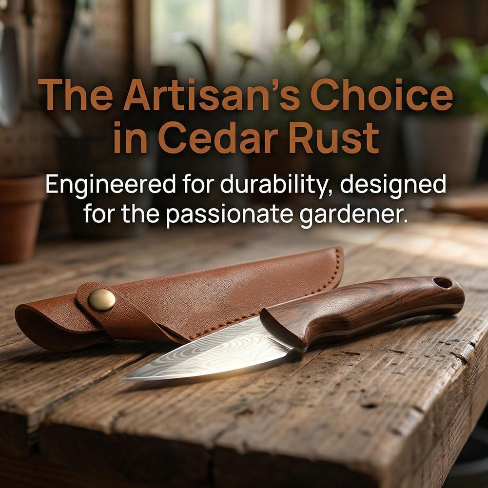 날카로운 접목칼, 나무 손잡이 및 가죽 칼집 포함, 발 - Gardening Tools For Beginners 리뷰 및 가격