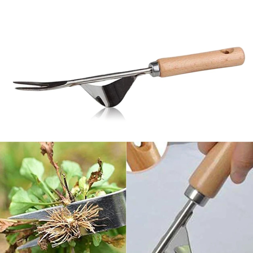 목재 손잡이 스테인레스 스틸 정원 잡초 제거 커터 풀러 - Gardening Tools Sale 리뷰 및 가격