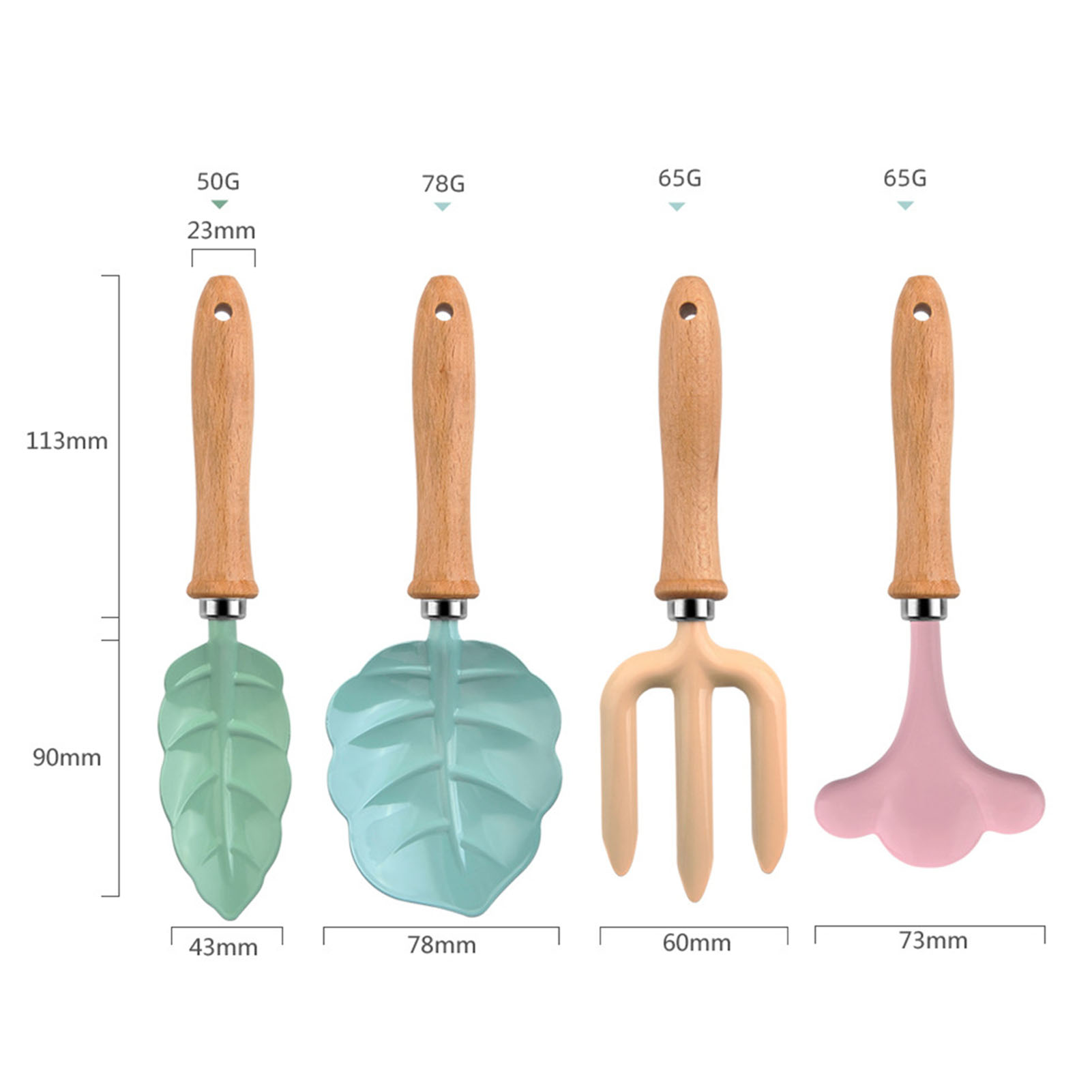 작은 정원사 도구 세트, 나무 손 삽 갈퀴 포크 세트, - Gardening Tools Kids Set 리뷰 및 가격