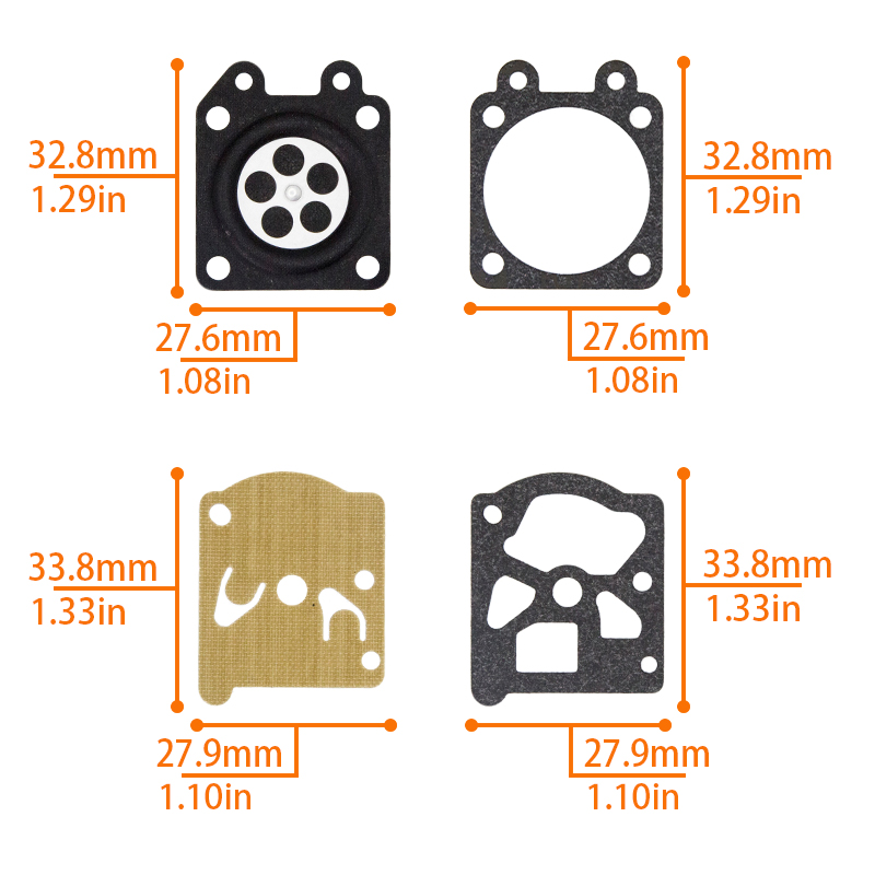 전기톱 기화기 다이어프램 수리 키트 4500 5200  - Gardening Tools Repair 리뷰 및 가격