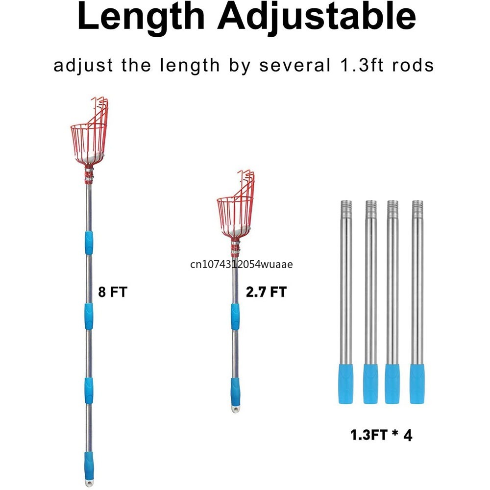 과일 수확기 1세트, 깊이 조절 가능한 바구니, 편리한 - Gardening Tools Gifts 리뷰 및 가격