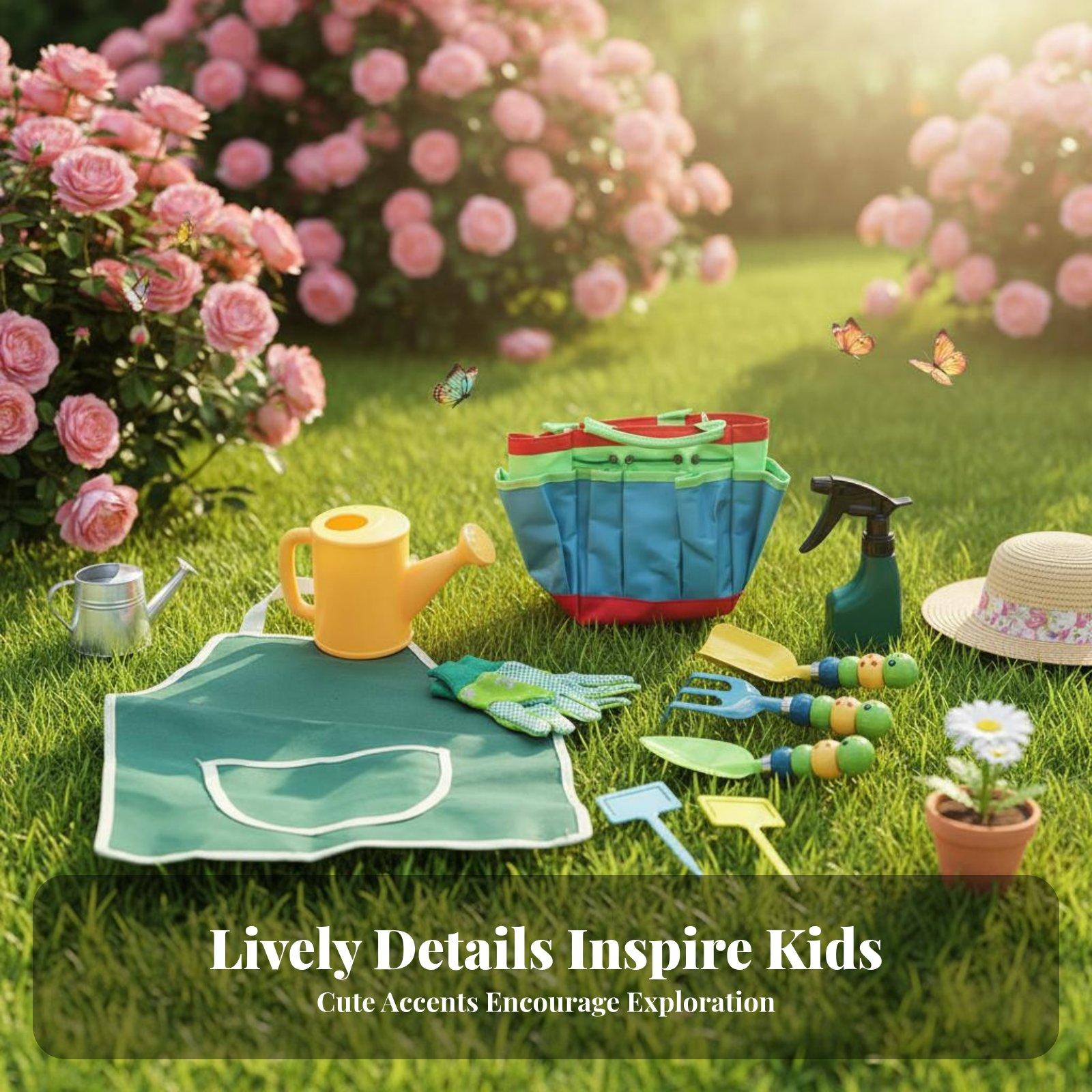 10개 어린이용 정원 도구 세트, 어린이용 금속 헤드  - Gardening Tools For Young Children 리뷰 및 가격