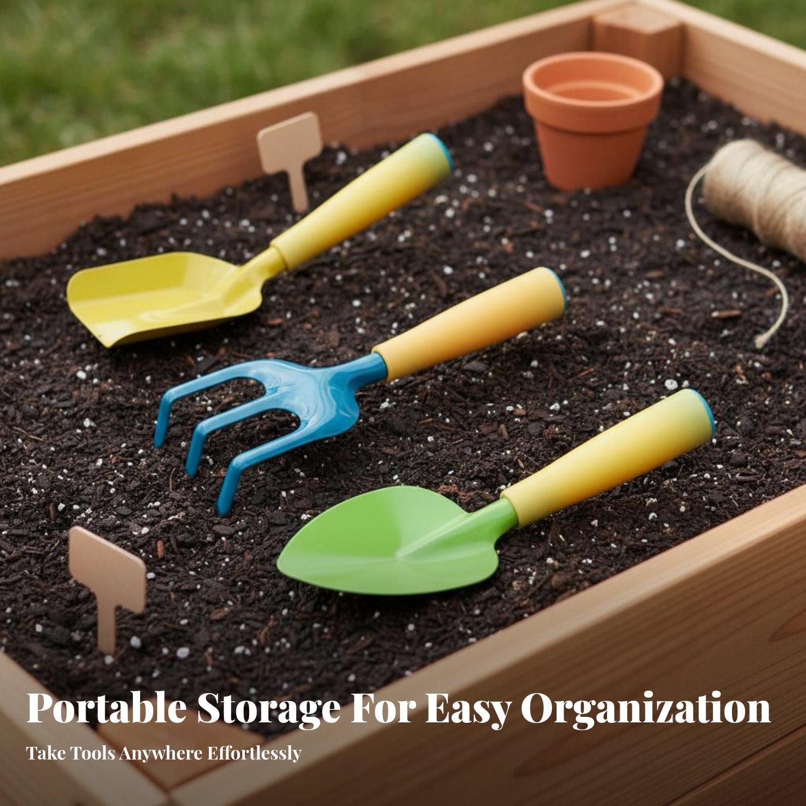 3개 세트 어린이용 정원 도구 세트, 어린이용 금속 미 - Gardening Tools For Young Children 리뷰 및 가격