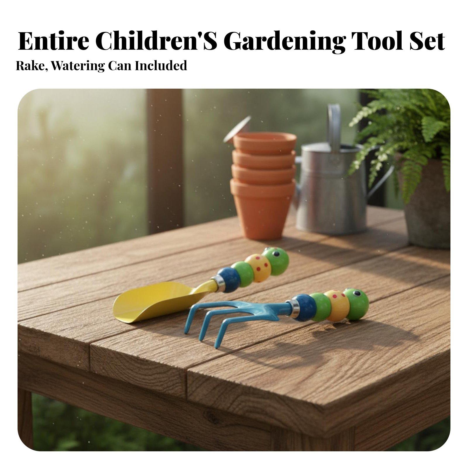 3개 세트 어린이용 정원 도구 세트, 어린이용 금속 미 - Gardening Tools For Young Children 리뷰 및 가격